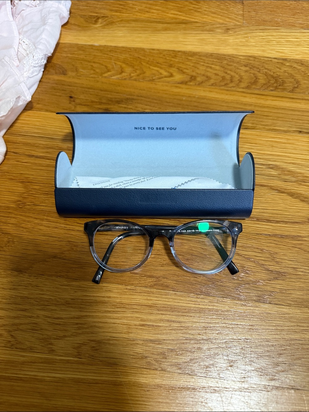 Warby Parker reading glasses